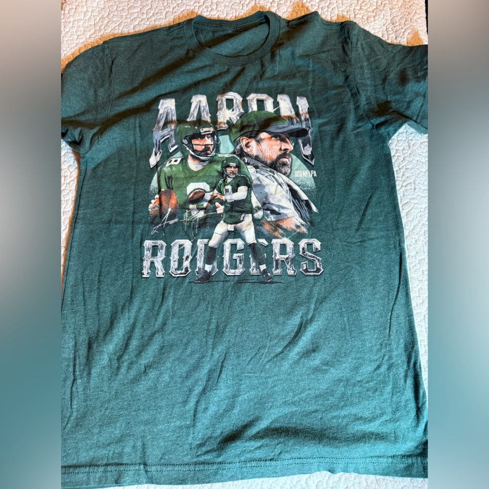 NFL Mens Aaron Rodgers Jets Cotton Tee